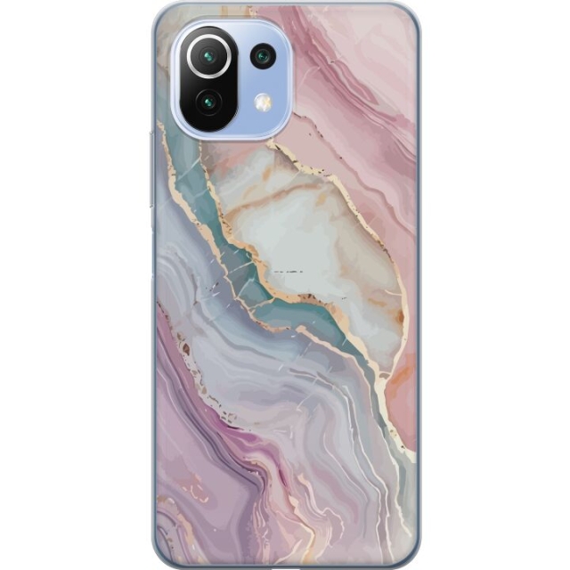 Mobile case for Xiaomi 11 Lite 5G NE with Marble design