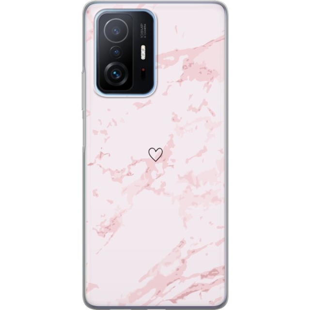 Mobile case for Xiaomi 11T Pro with Pink Heart design