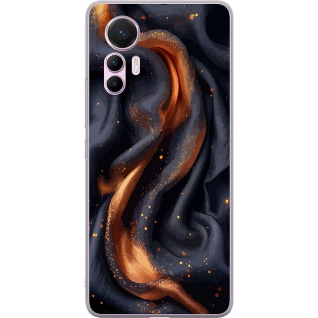 Mobile case for Xiaomi 12 Lite with Fiery silk design