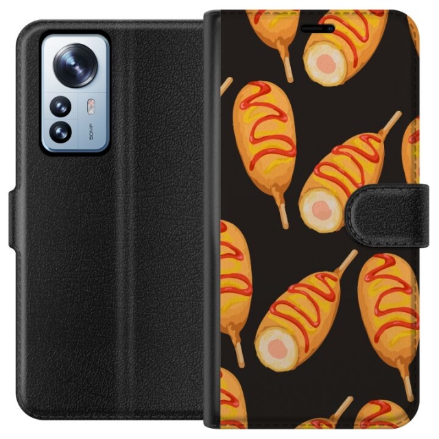Wallet case for Xiaomi 12 Pro with Chicken drumstick design