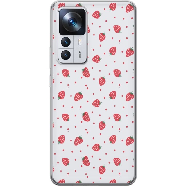 Mobile case for Xiaomi 12T with Strawberries design