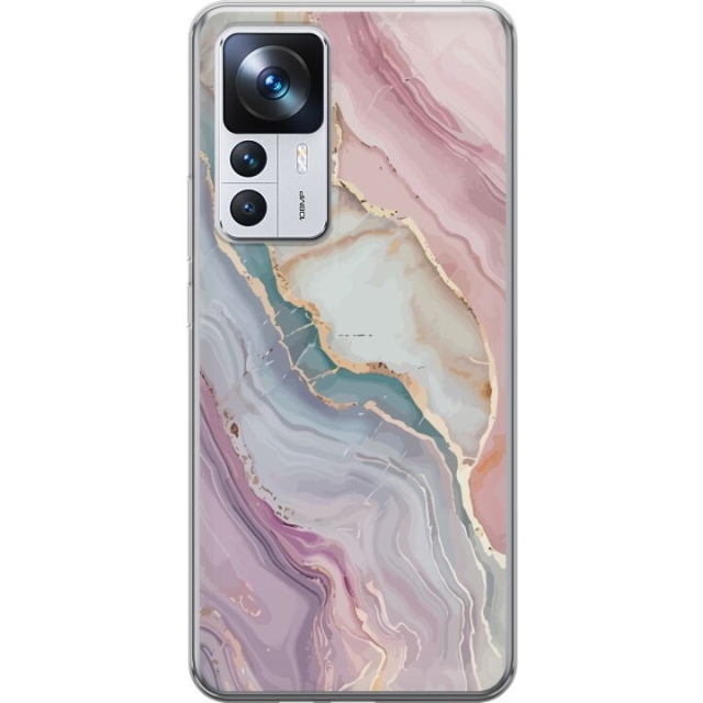 Mobile case for Xiaomi 12T with Marble design