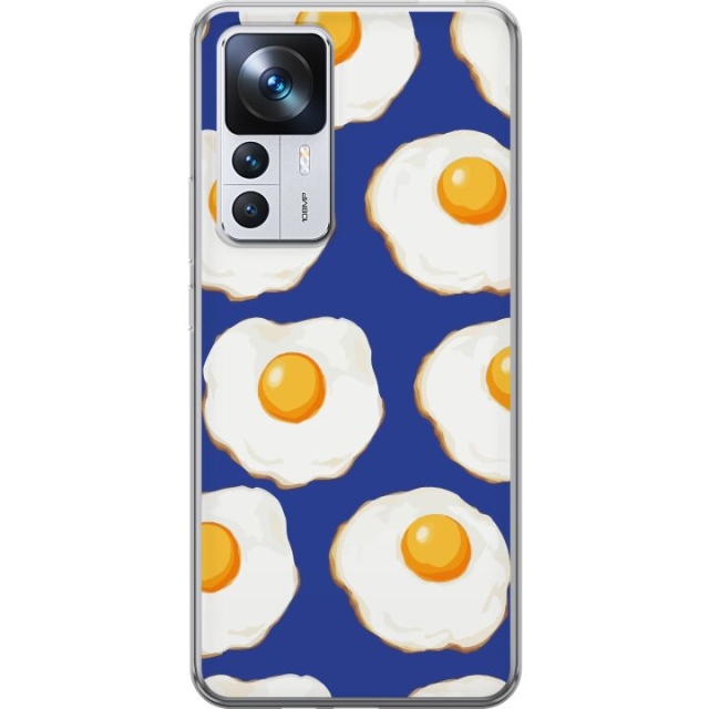 Mobile case for Xiaomi 12T Pro with Fried eggs design