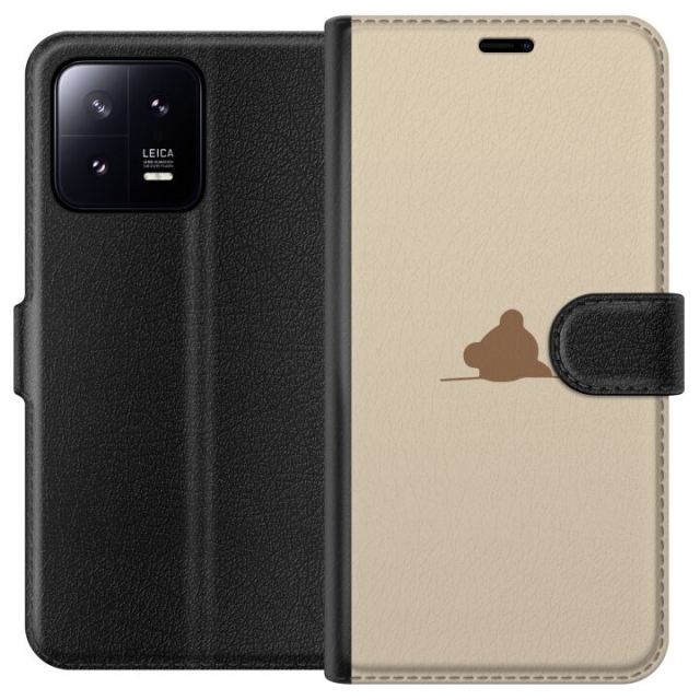 Wallet case for Xiaomi 13 with Nalle design
