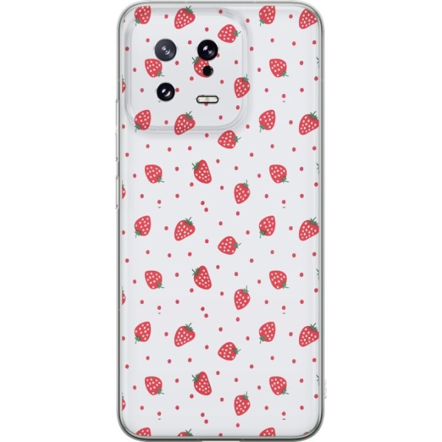 Mobile case for Xiaomi 13 with Strawberries design