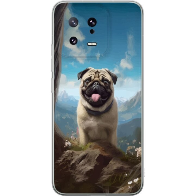 Mobile case for Xiaomi 13 with Happy Dog design