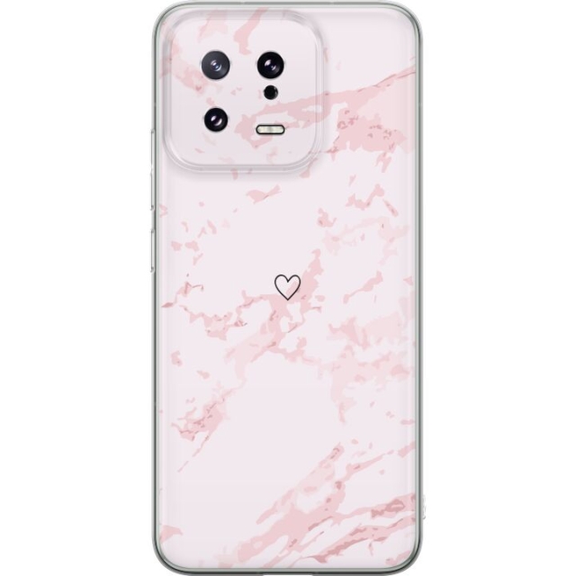 Mobile case for Xiaomi 13 with Pink Heart design