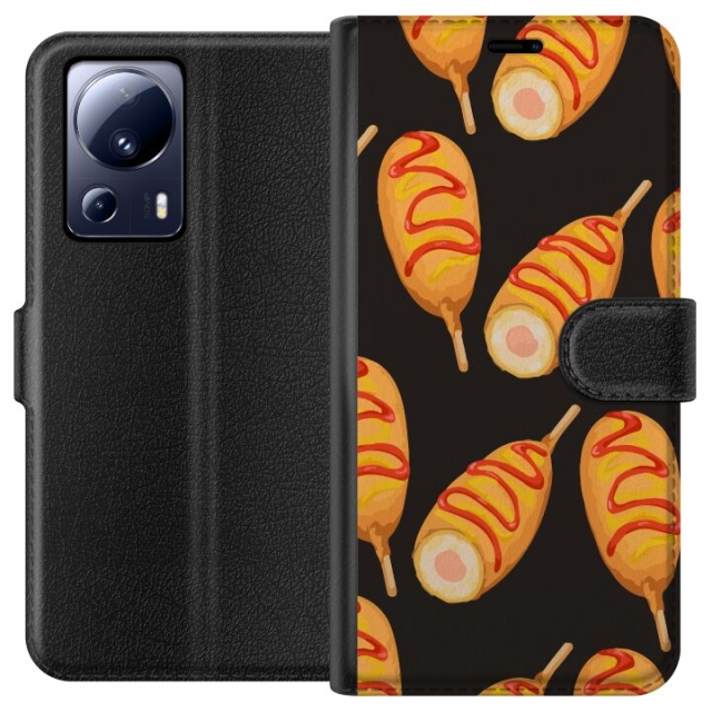 Wallet case for Xiaomi 13 Lite with Chicken drumstick design