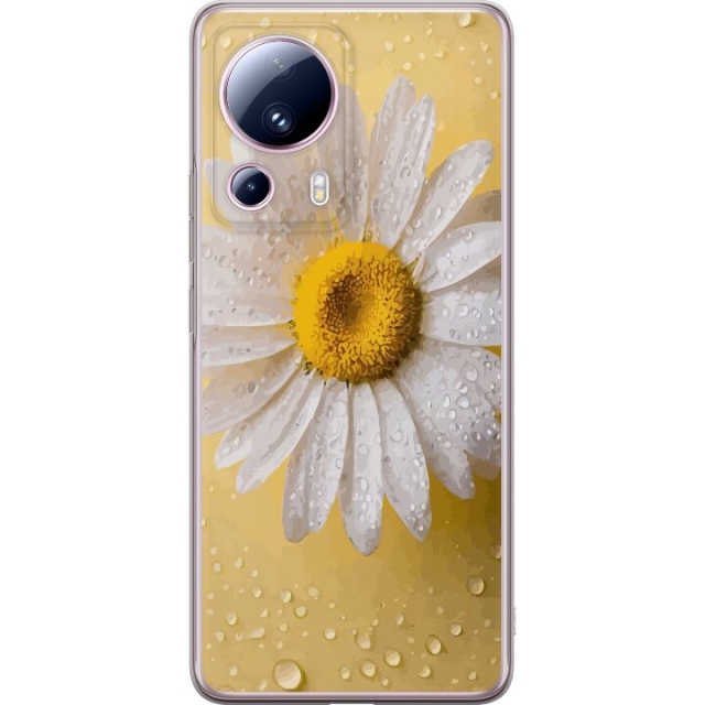 Mobile case for Xiaomi 13 Lite with Porslinsblomma design