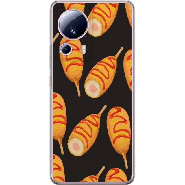 Mobile case for Xiaomi 13 Lite with Chicken drumstick design