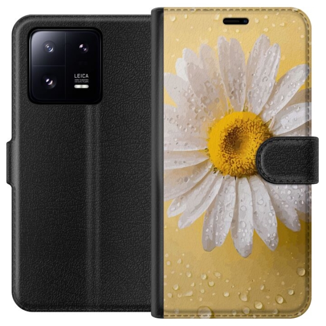 Wallet case for Xiaomi 13 Pro with Porslinsblomma design