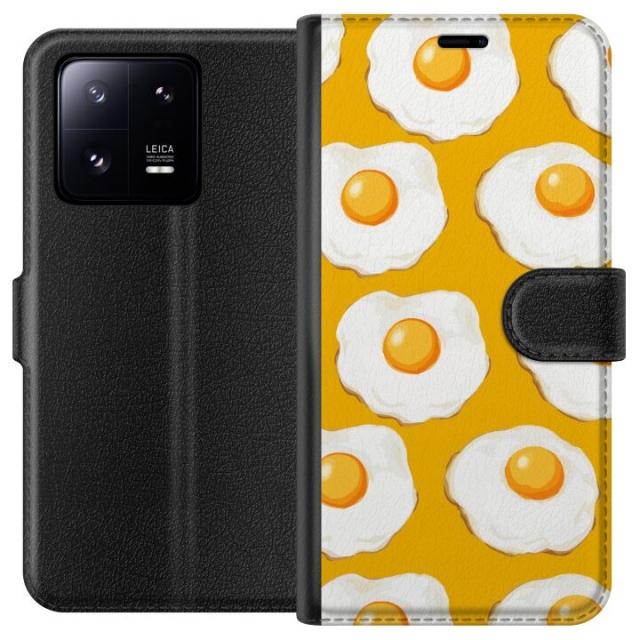 Wallet case for Xiaomi 13 Pro with Fried egg design