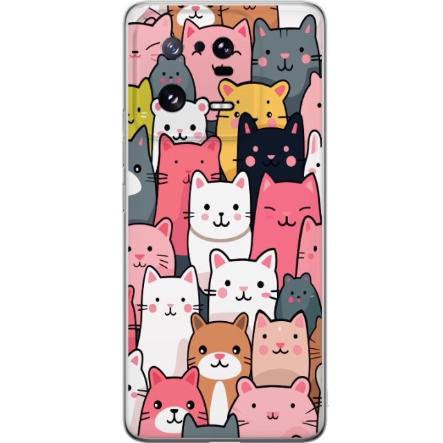 Mobile case for Xiaomi 13 Pro with Cat pattern design