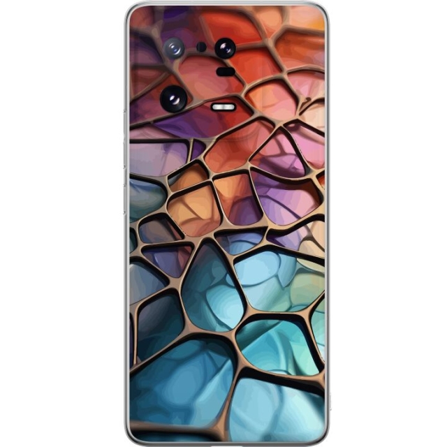 Mobile case for Xiaomi 13 Pro with Metallic pattern design