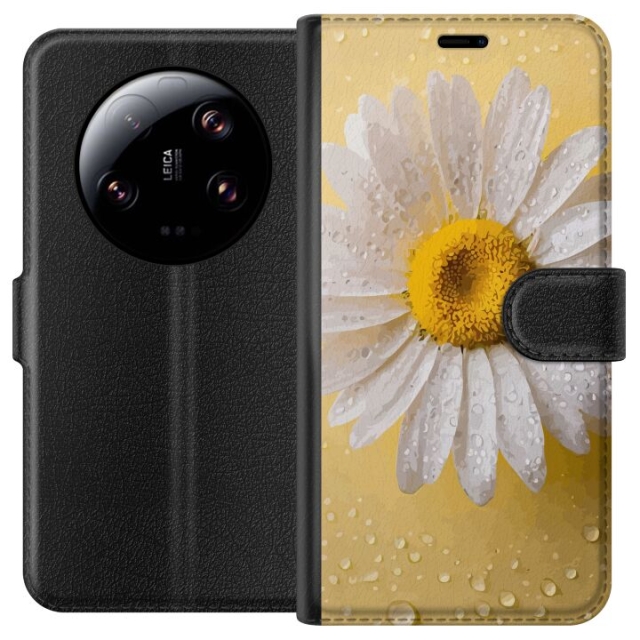 Wallet case for Xiaomi 13 Ultra with Porslinsblomma design
