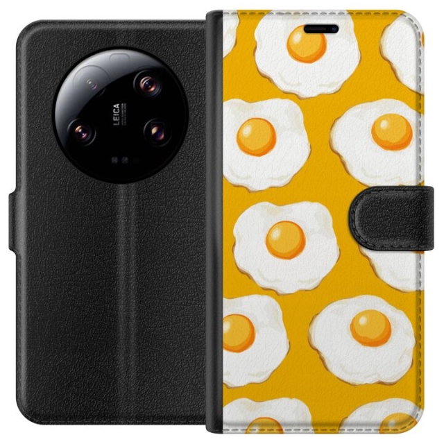 Wallet case for Xiaomi 13 Ultra with Fried egg design