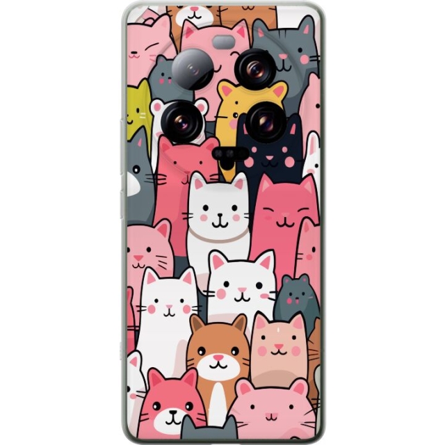 Mobile case for Xiaomi 13 Ultra with Cat pattern design