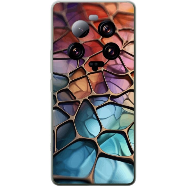 Mobile case for Xiaomi 13 Ultra with Metallic pattern design