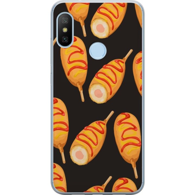 Mobile case for Xiaomi Mi A2 Lite with Chicken drumstick design