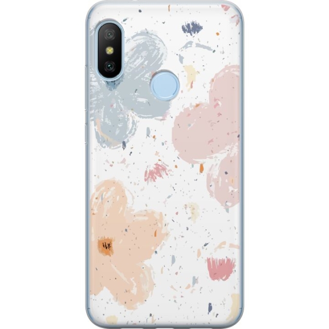 Mobile case for Xiaomi Mi A2 Lite with Flowers design