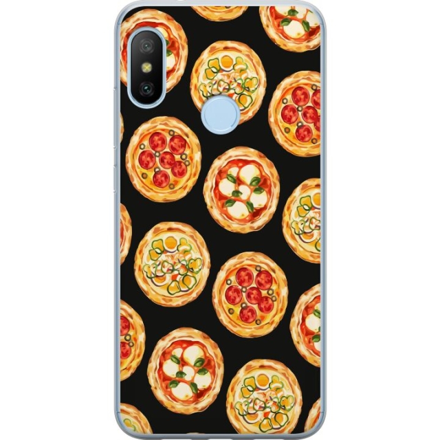 Mobile case for Xiaomi Mi A2 Lite with Pizza design