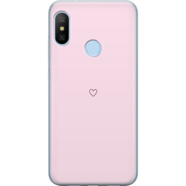 Mobile case for Xiaomi Mi A2 Lite with Heart design