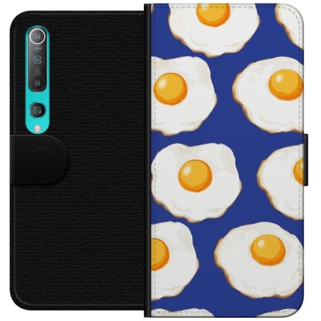 Wallet case for Xiaomi Mi 10 5G with Fried eggs design