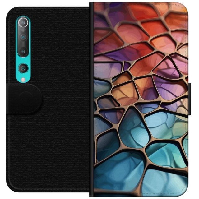 Wallet case for Xiaomi Mi 10 5G with Metallic pattern design