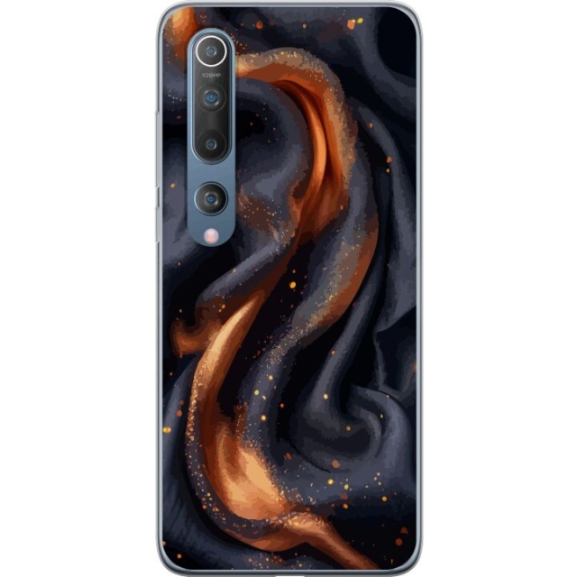 Mobile case for Xiaomi Mi 10 5G with Fiery silk design