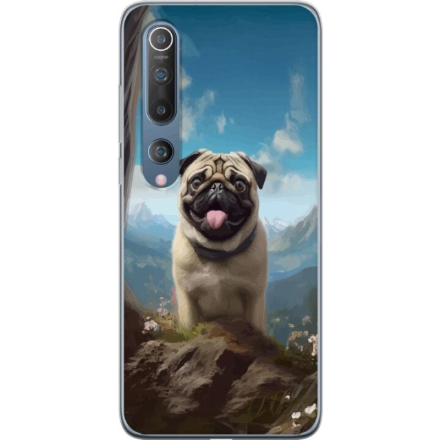 Mobile case for Xiaomi Mi 10 5G with Happy Dog design