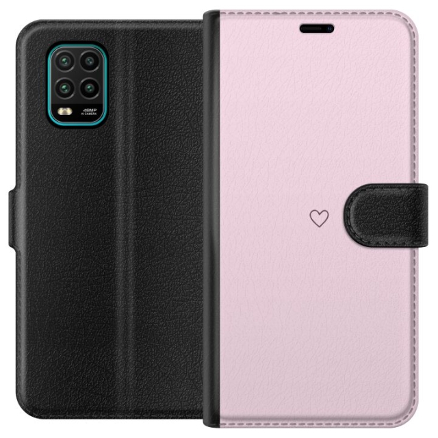 Wallet case for Xiaomi Mi 10 Lite 5G with Heart design