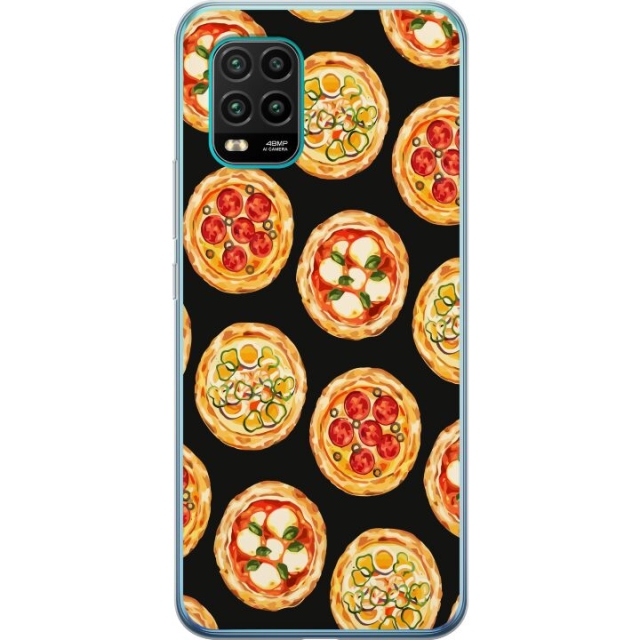 Mobile case for Xiaomi Mi 10 Lite 5G with Pizza design