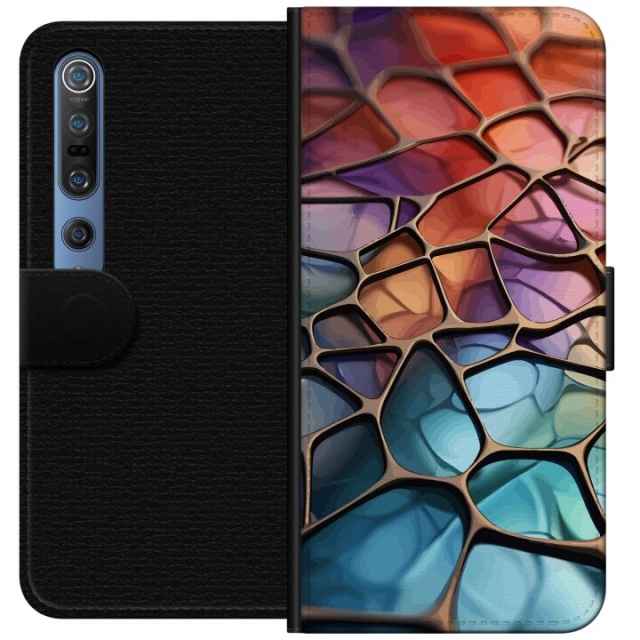 Wallet case for Xiaomi Mi 10 Pro 5G with Metallic pattern design
