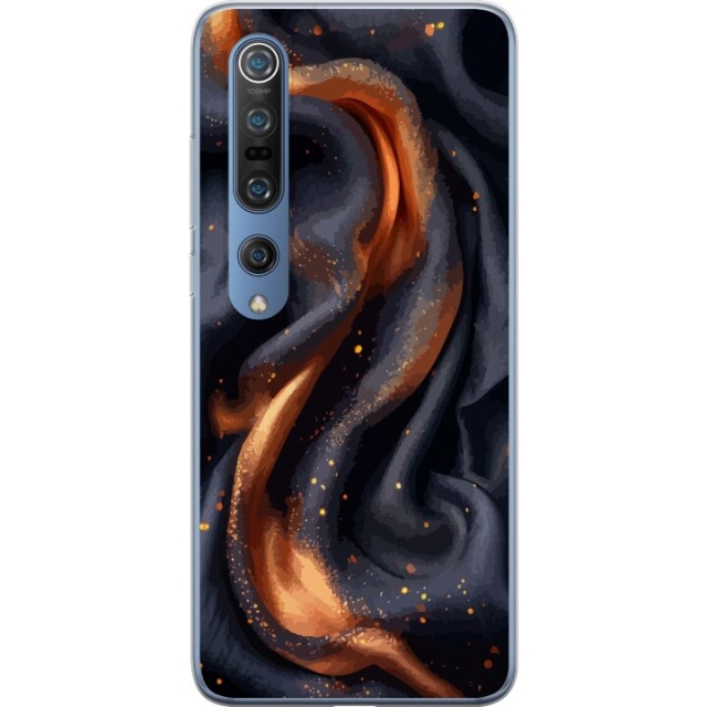 Mobile case for Xiaomi Mi 10 Pro 5G with Fiery silk design