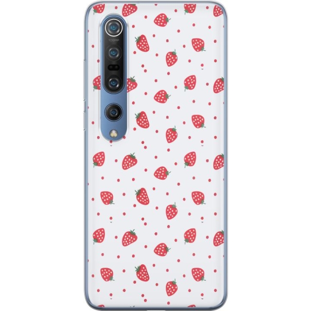 Mobile case for Xiaomi Mi 10 Pro 5G with Strawberries design
