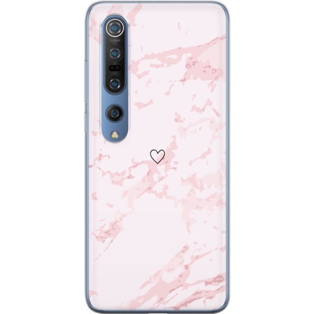 Mobile case for Xiaomi Mi 10 Pro 5G with Pink Heart design