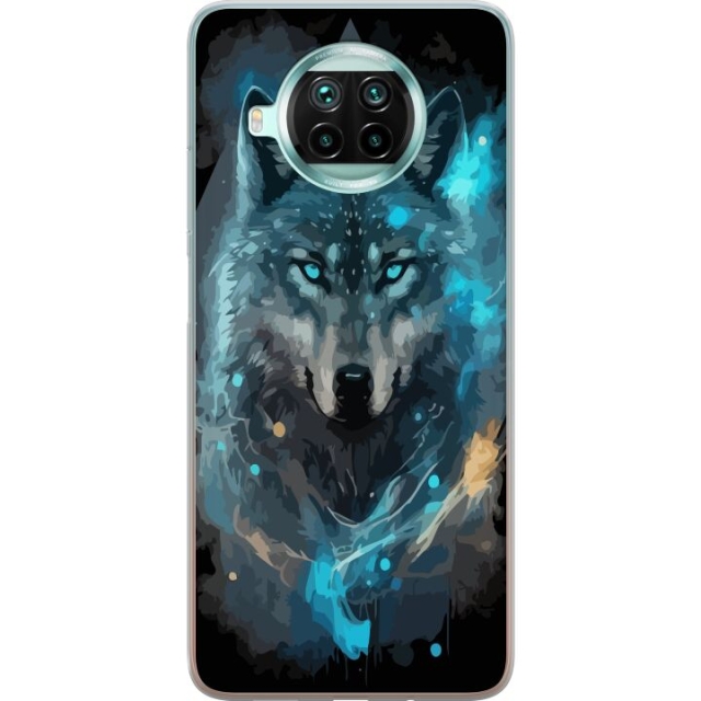 Mobile case for Xiaomi Mi 10T Lite 5G with Wolf design