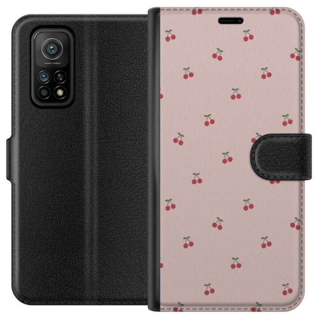 Wallet case for Xiaomi Mi 10T Pro 5G with Cherry design