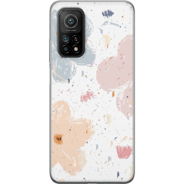 Mobile case for Xiaomi Mi 10T Pro 5G with Flowers design