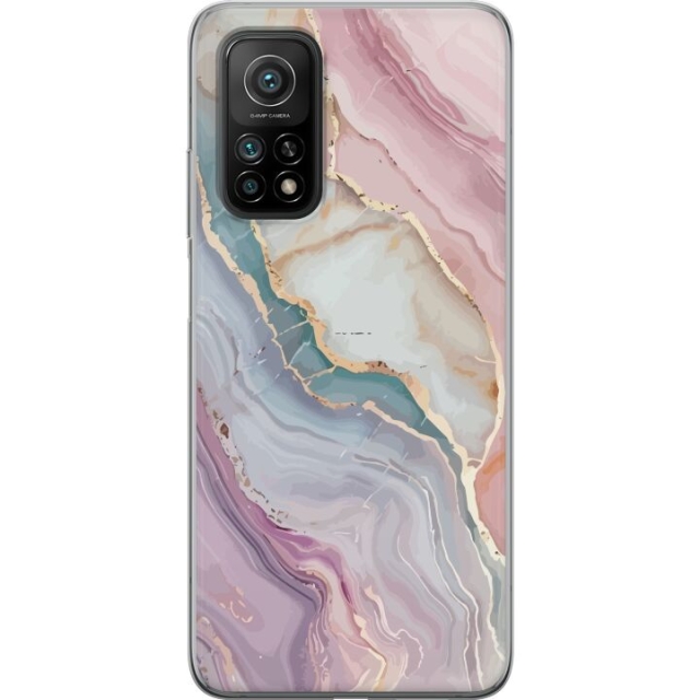 Mobile case for Xiaomi Mi 10T Pro 5G with Marble design