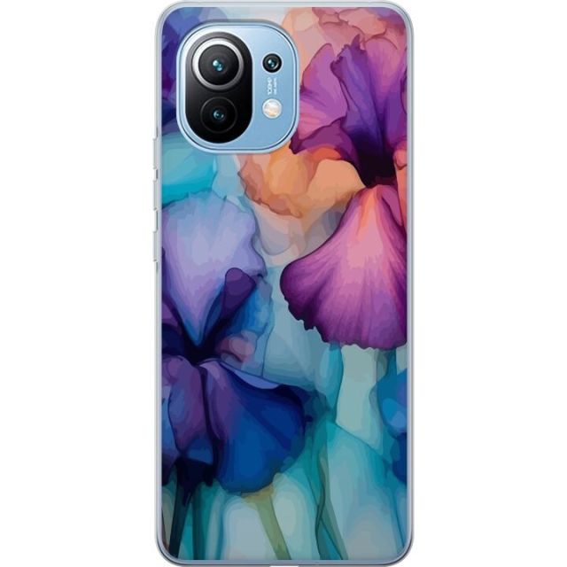 Mobile case for Xiaomi Mi 11 with Magical flowers design