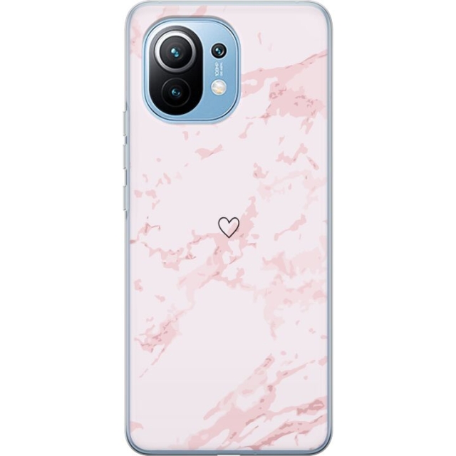 Mobile case for Xiaomi Mi 11 with Pink Heart design