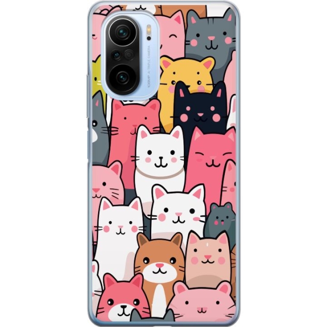 Mobile case for Xiaomi Mi 11i with Cat pattern design