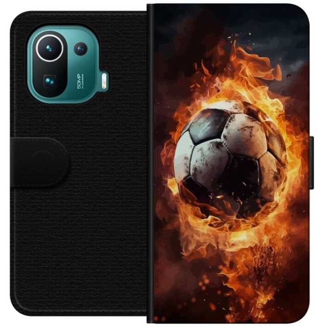 Wallet case for Xiaomi Mi 11 Pro with Football design