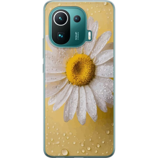 Mobile case for Xiaomi Mi 11 Pro with Porslinsblomma design