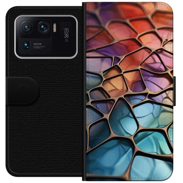 Wallet case for Xiaomi Mi 11 Ultra with Metallic pattern design