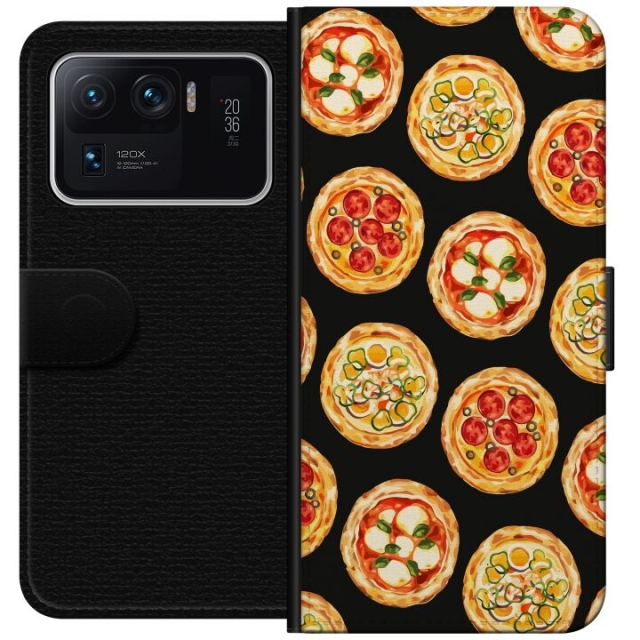 Wallet case for Xiaomi Mi 11 Ultra with Pizza design