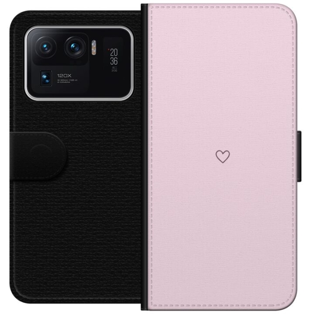 Wallet case for Xiaomi Mi 11 Ultra with Heart design