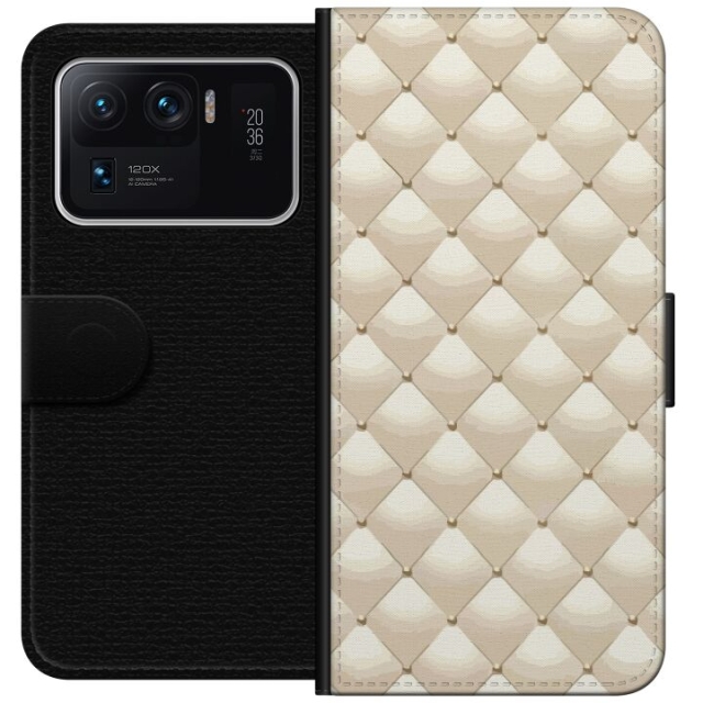 Wallet case for Xiaomi Mi 11 Ultra with Gold shine design