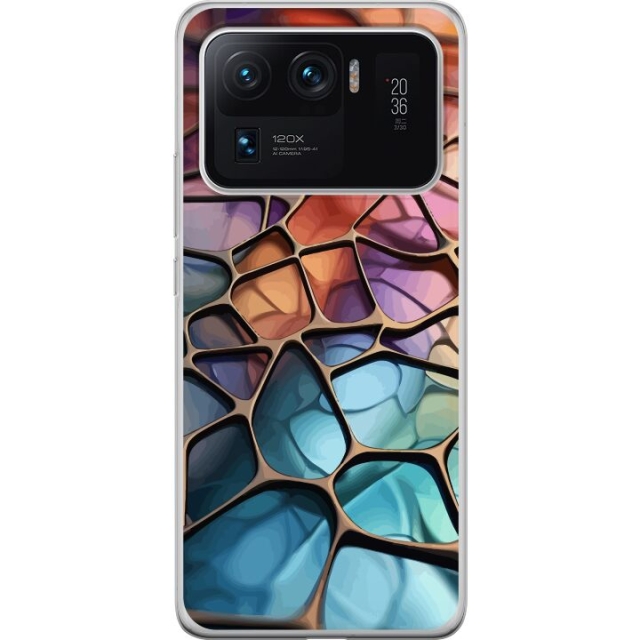 Mobile case for Xiaomi Mi 11 Ultra with Metallic pattern design
